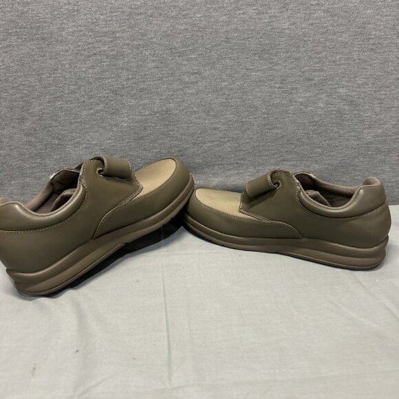 PW Minor Pleasure Strap Taupe Leather Orthopedic Shoes Womens Size 7 W - Picture 3 of 7